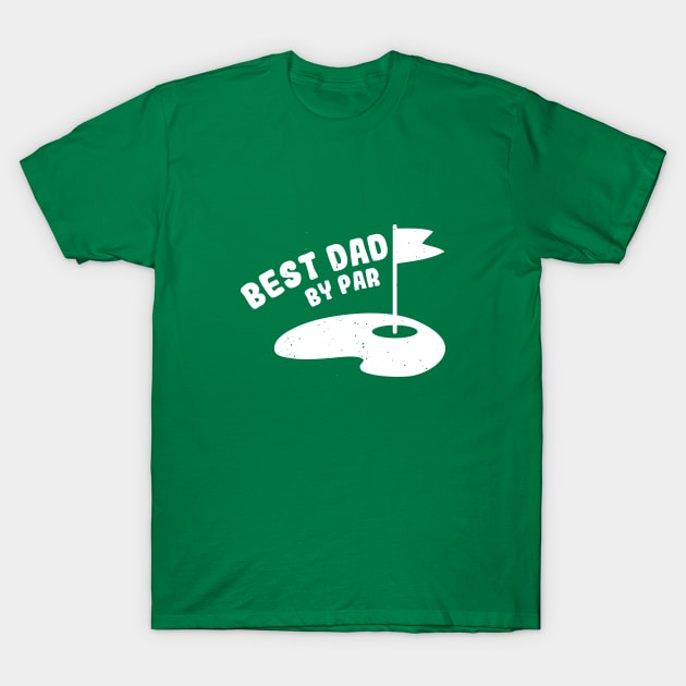 Best Dad By Par Minimal T-Shirt by rojakdesigns